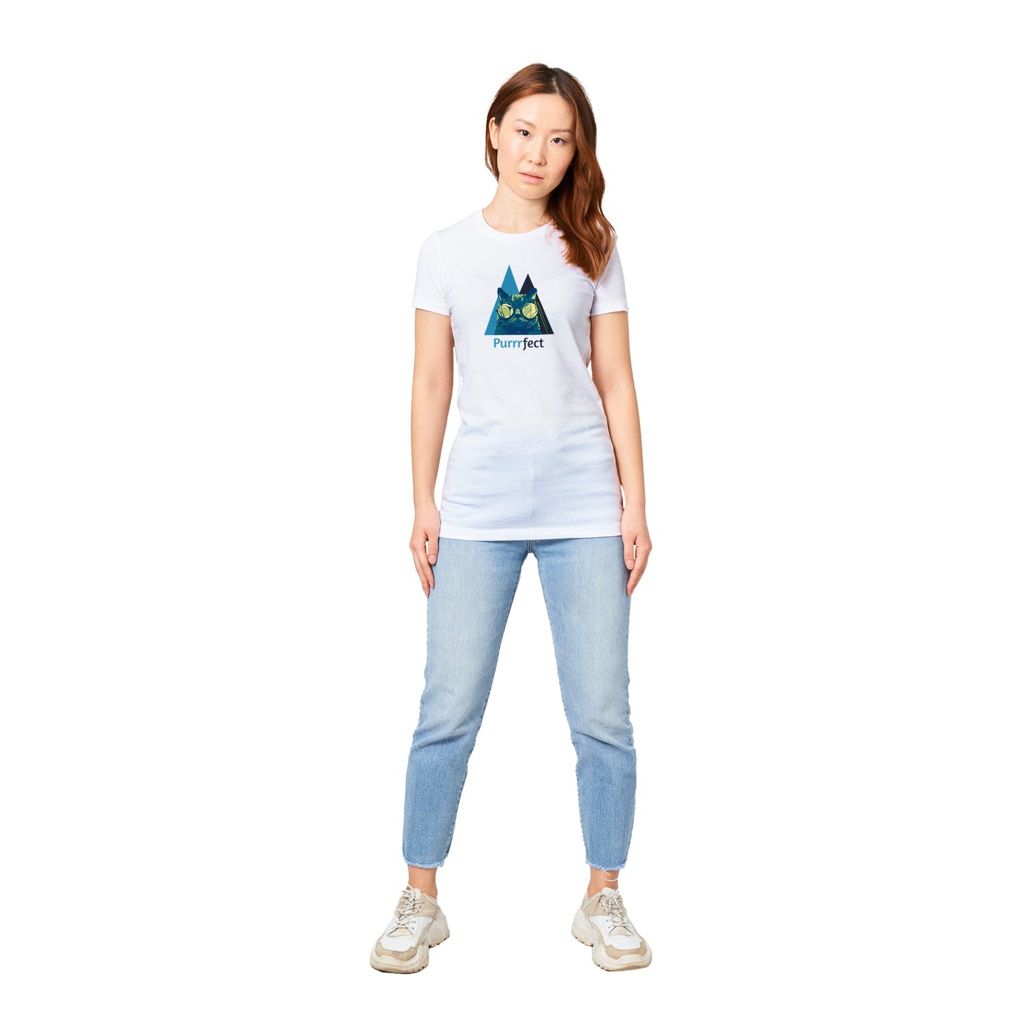 Purrrfect - Premium Women's Crewneck T-shirt