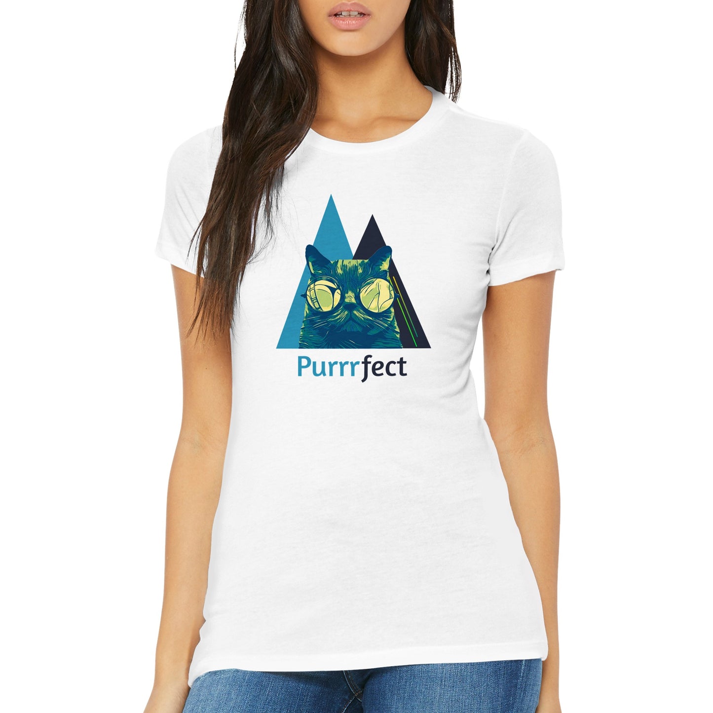 Purrrfect - Premium Women's Crewneck T-shirt