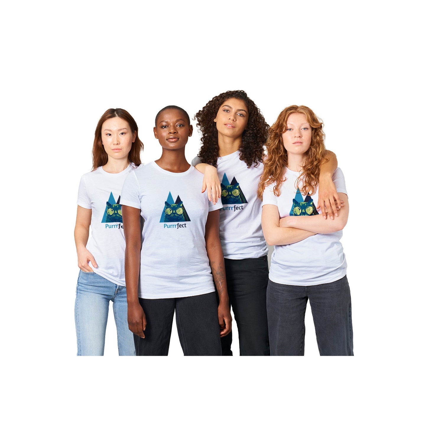 Purrrfect - Premium Women's Crewneck T-shirt