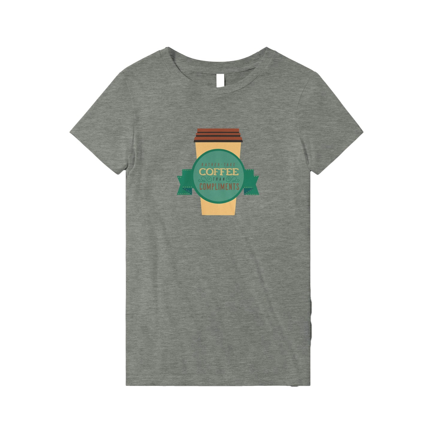 Coffee Over Compliments - Premium Women's Crewneck T-shirt